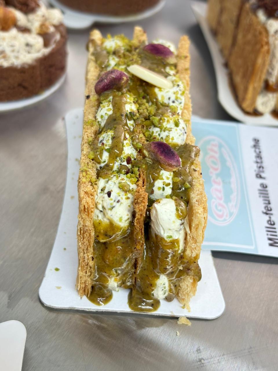 Mille Feuille Pistache
