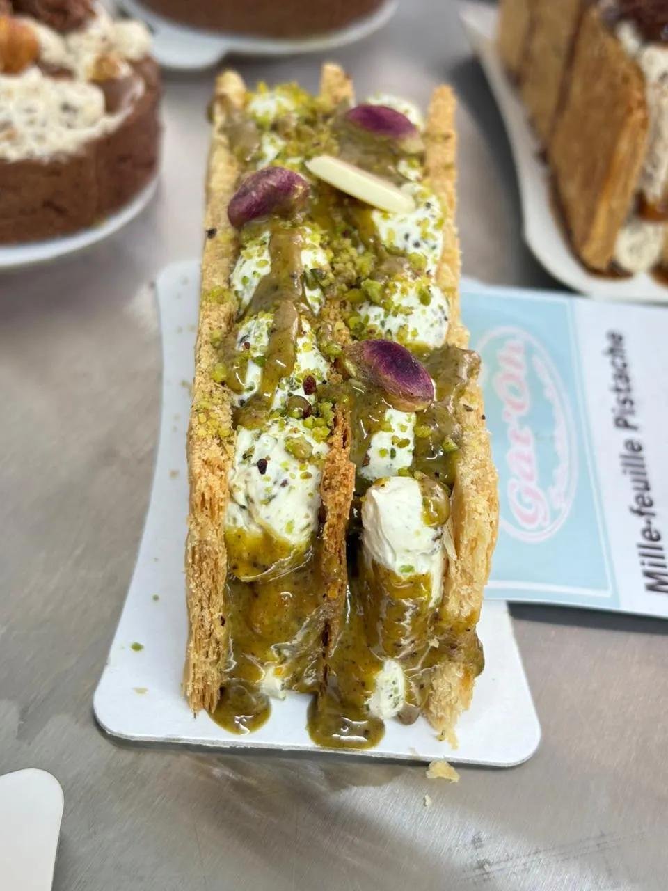 Mille Feuille Pistache