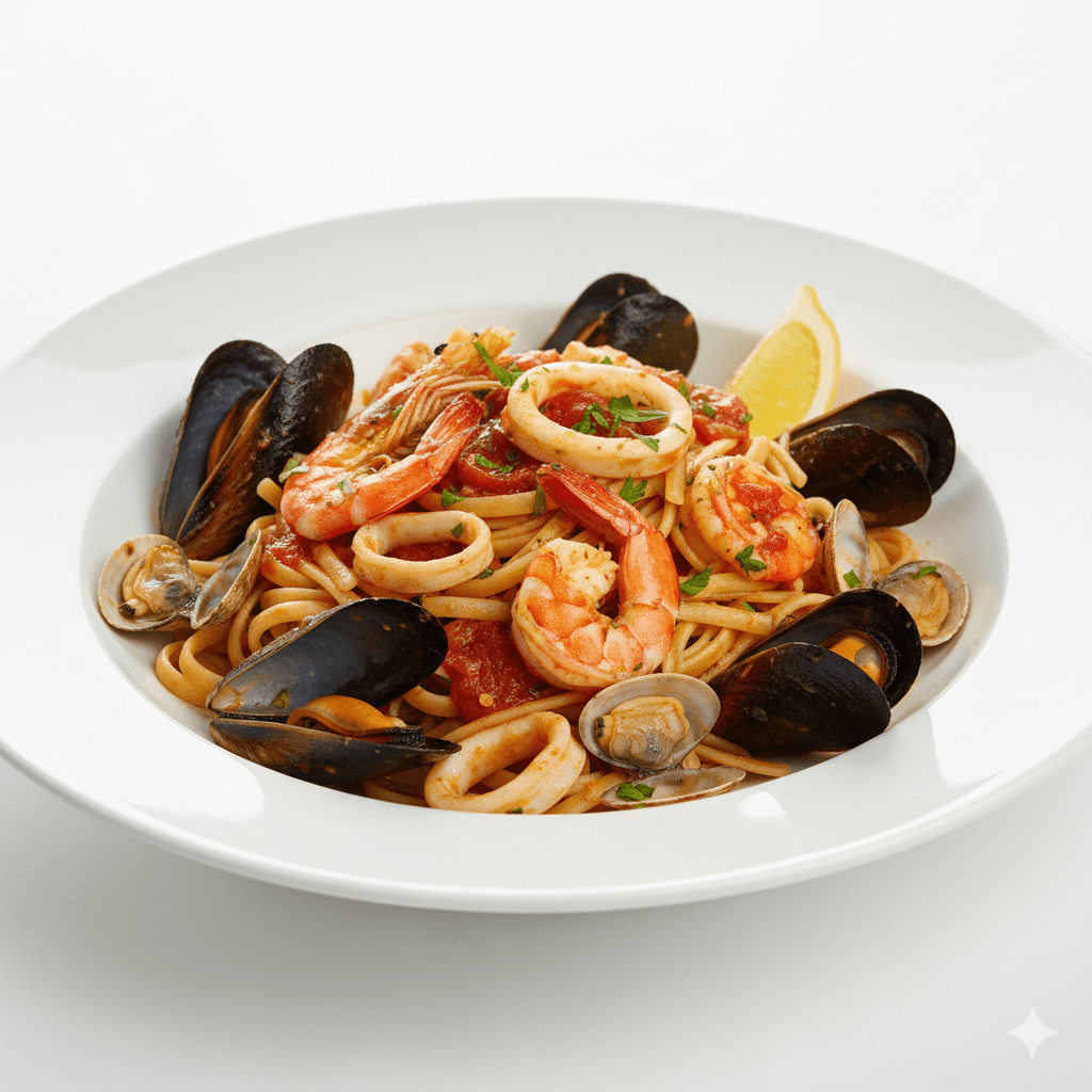 Spaghettii aux Fruits de Mer