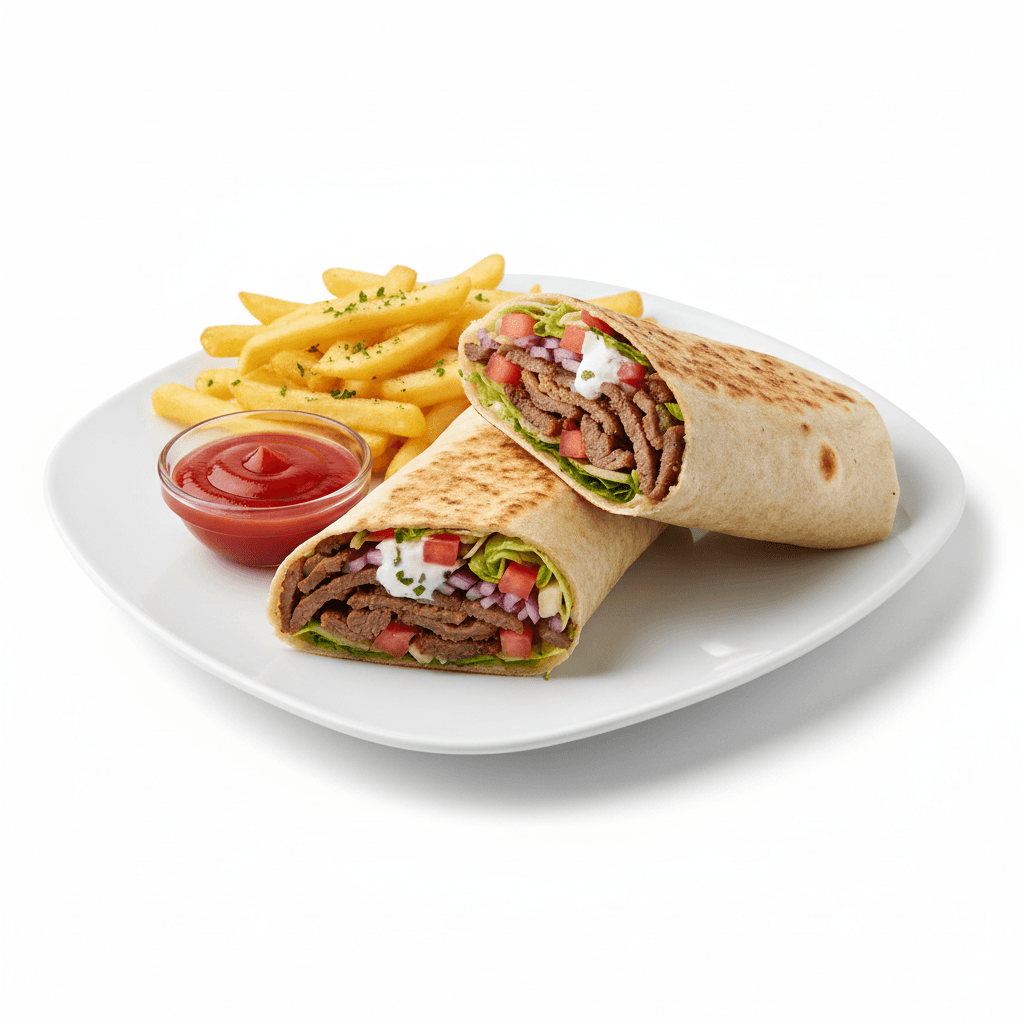 Sandwich Chawarma Viande+Frites