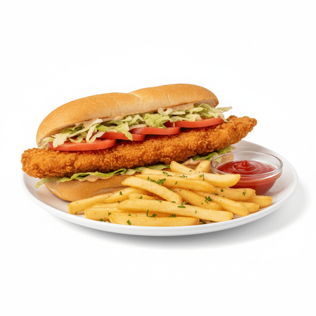 Sandwich Crispy+Frites