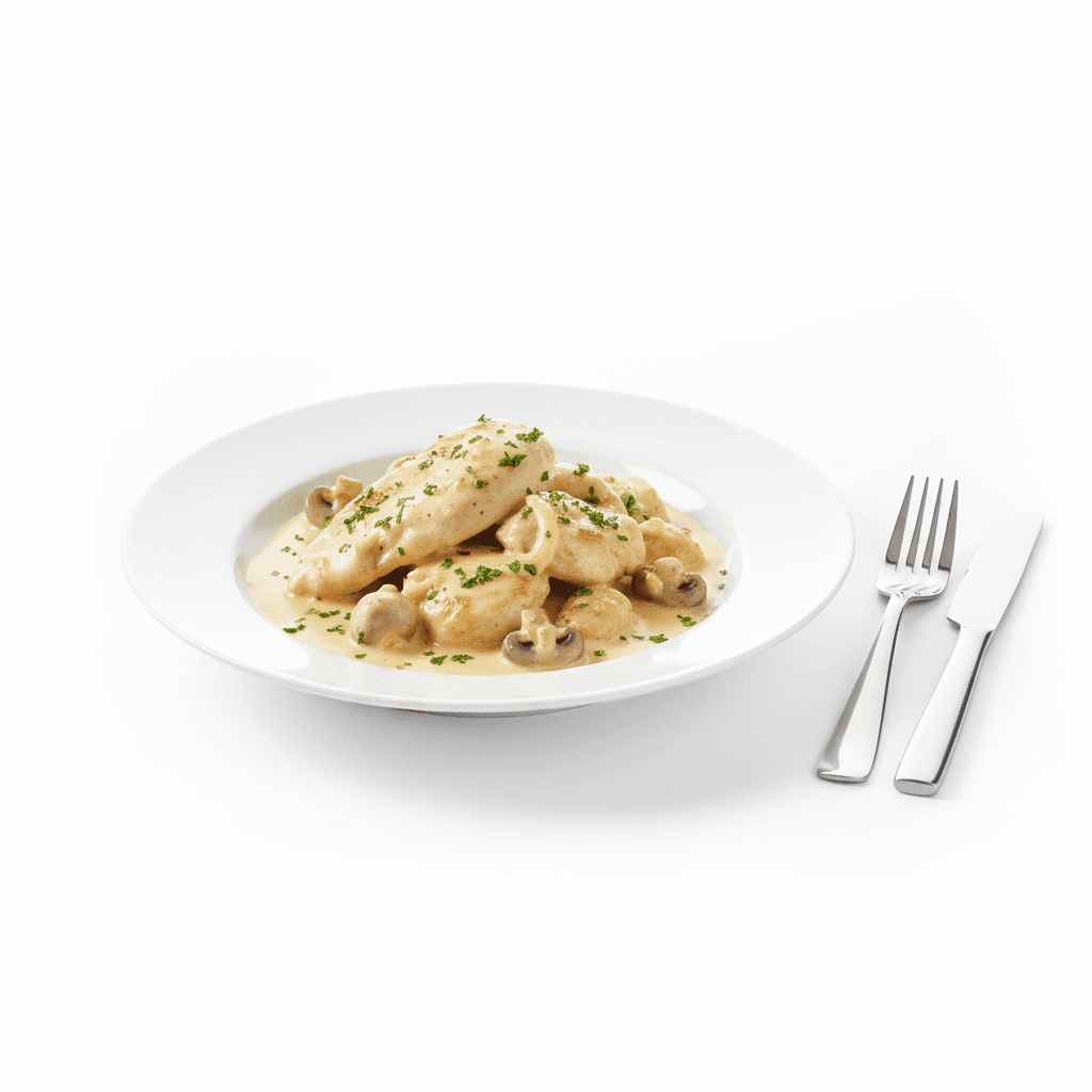 Plat Poulet à la Crème