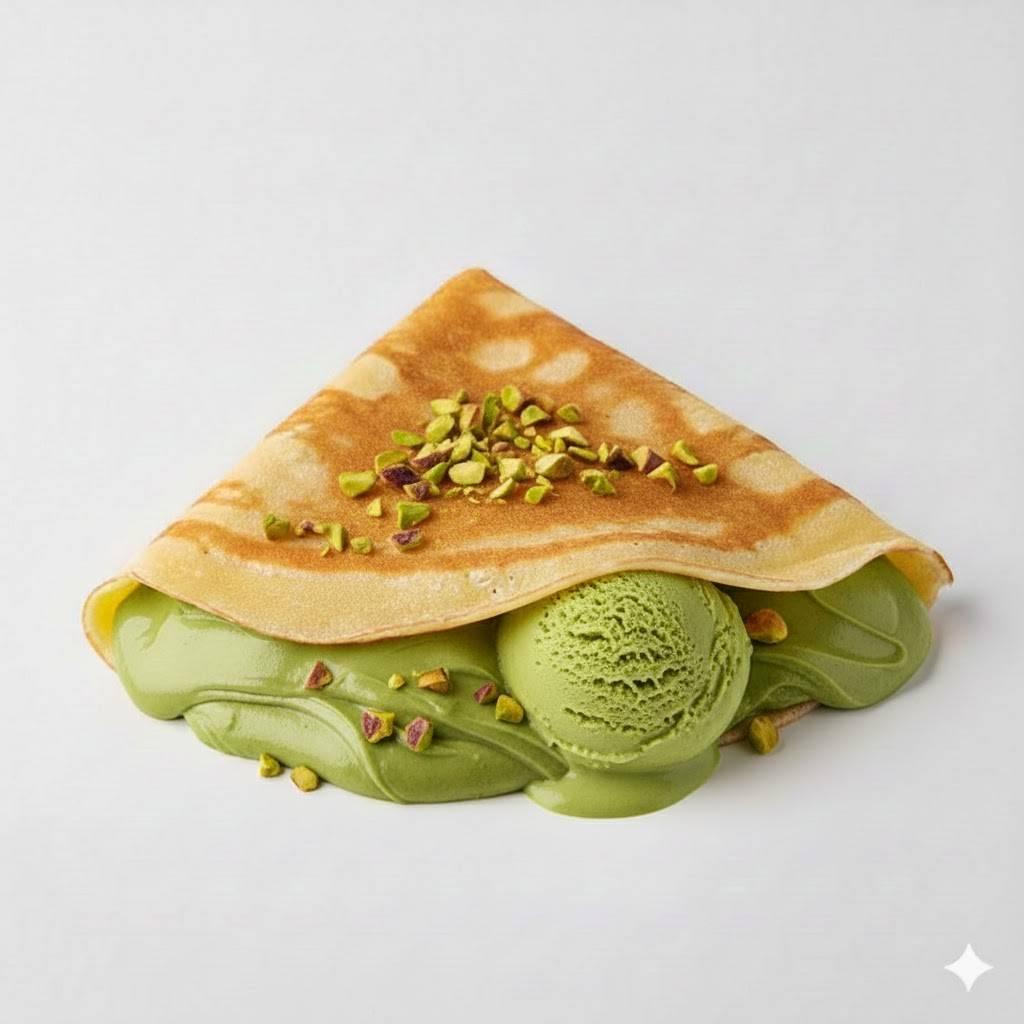 Crepe Fettucine Pistachio