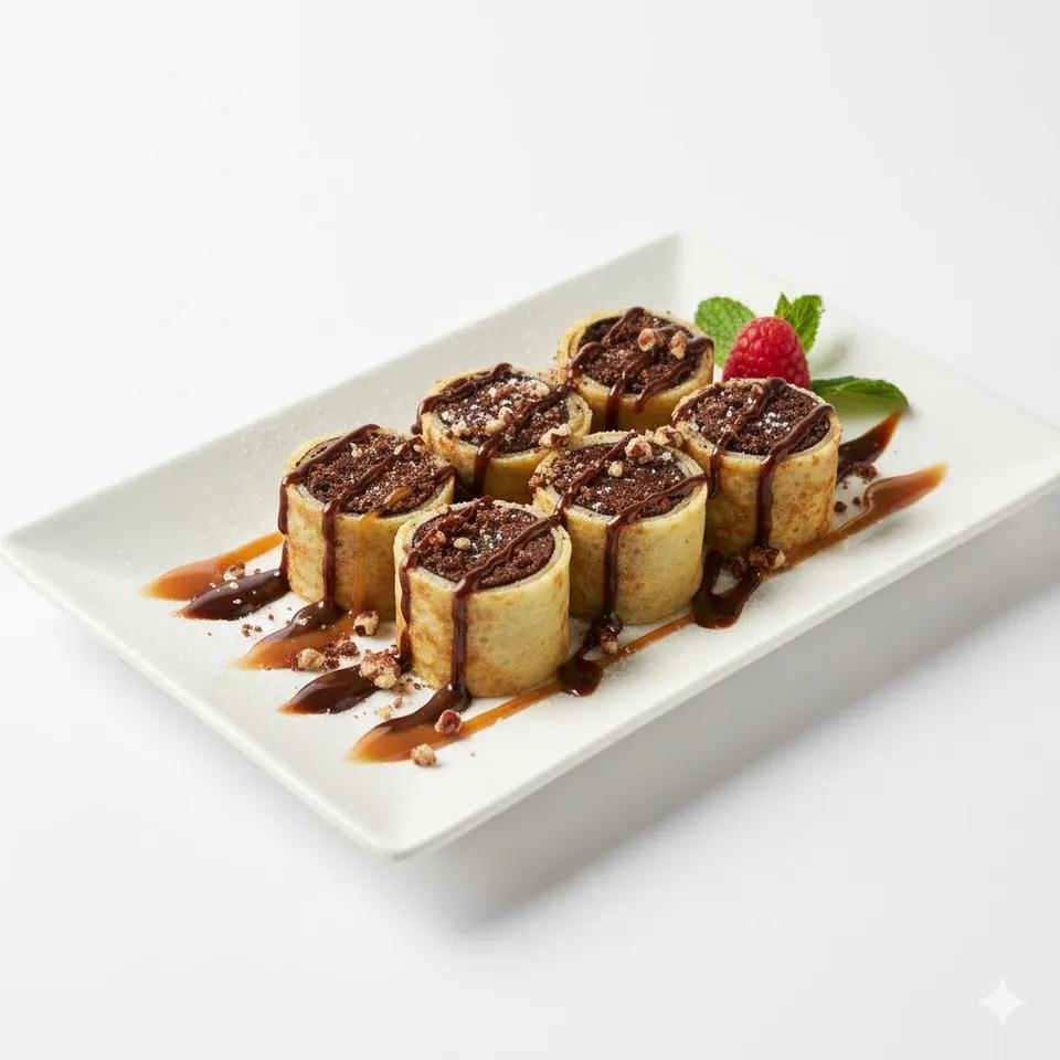 Crêpe Sushi Brownies