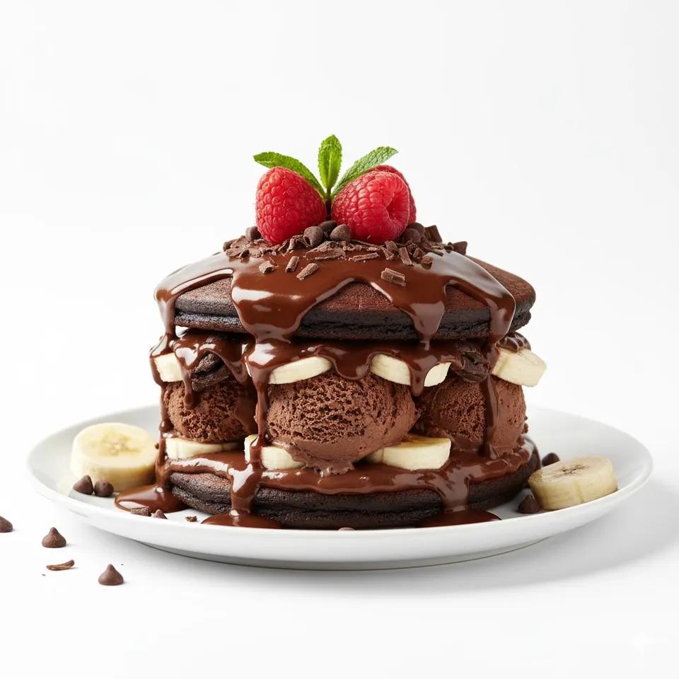 Pancake Burger Chocolat