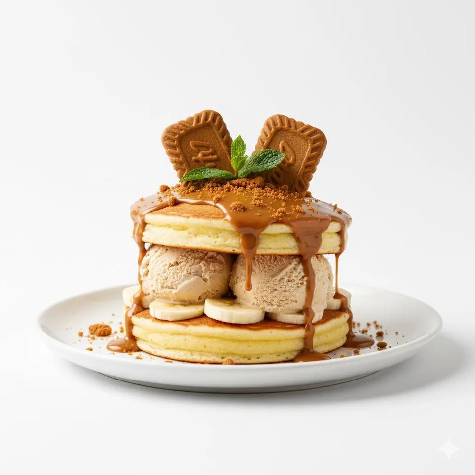 Pancake Burger Lotus