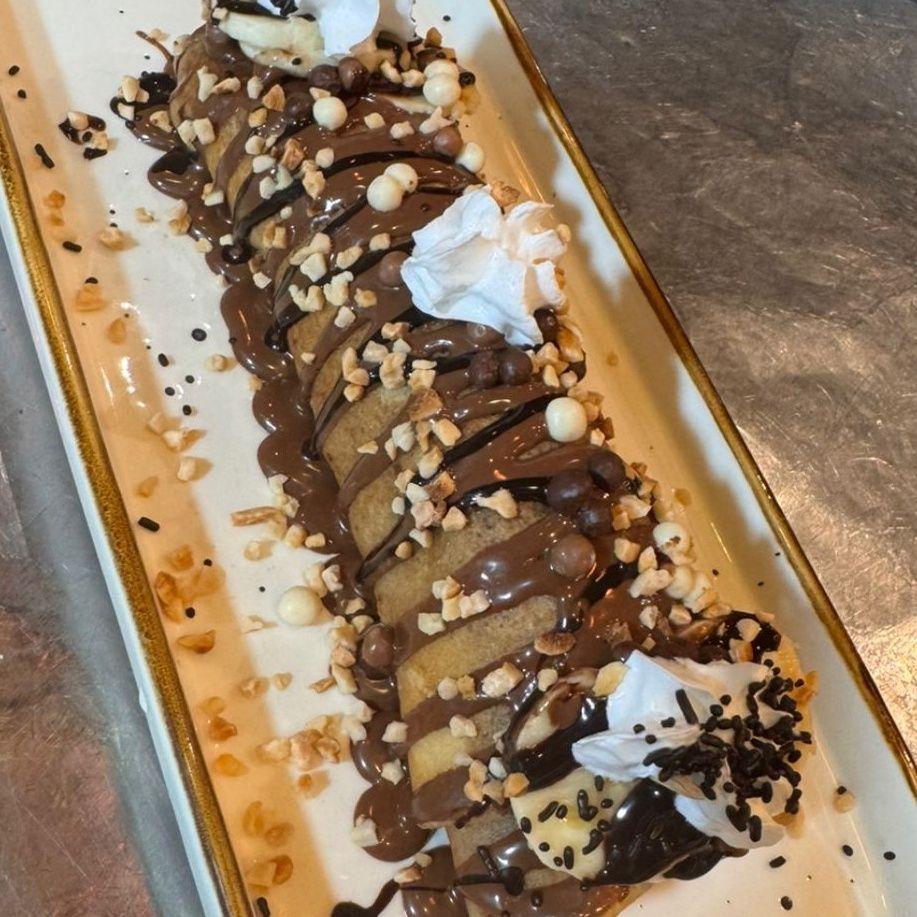 Crêpes citron kunafa banane