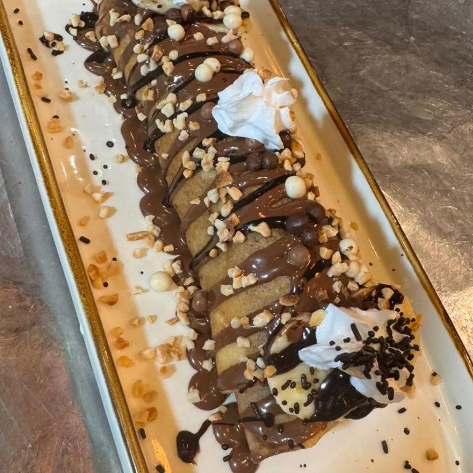 Crêpes banoffee pie