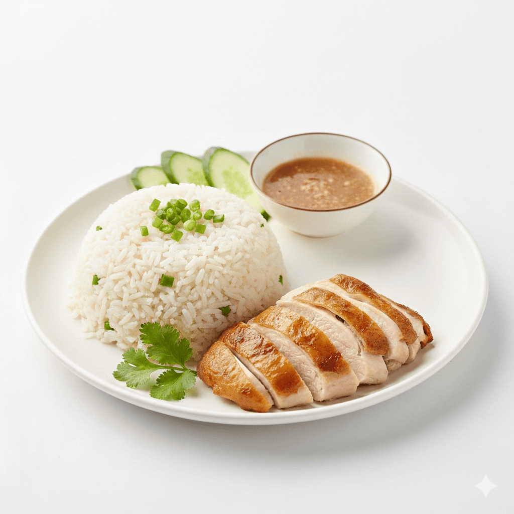 Plat Chicken Rice