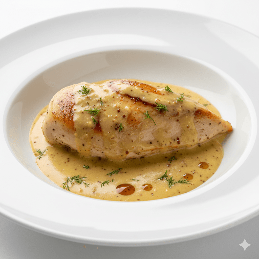 Plat Poulet Moutarde Miel
