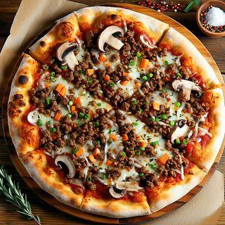 Pizza Viande Hachée Champignons