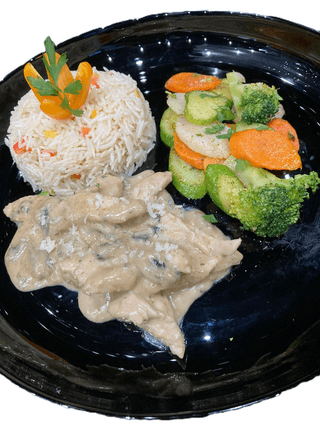 Emincé De Poulet Aux Champignons