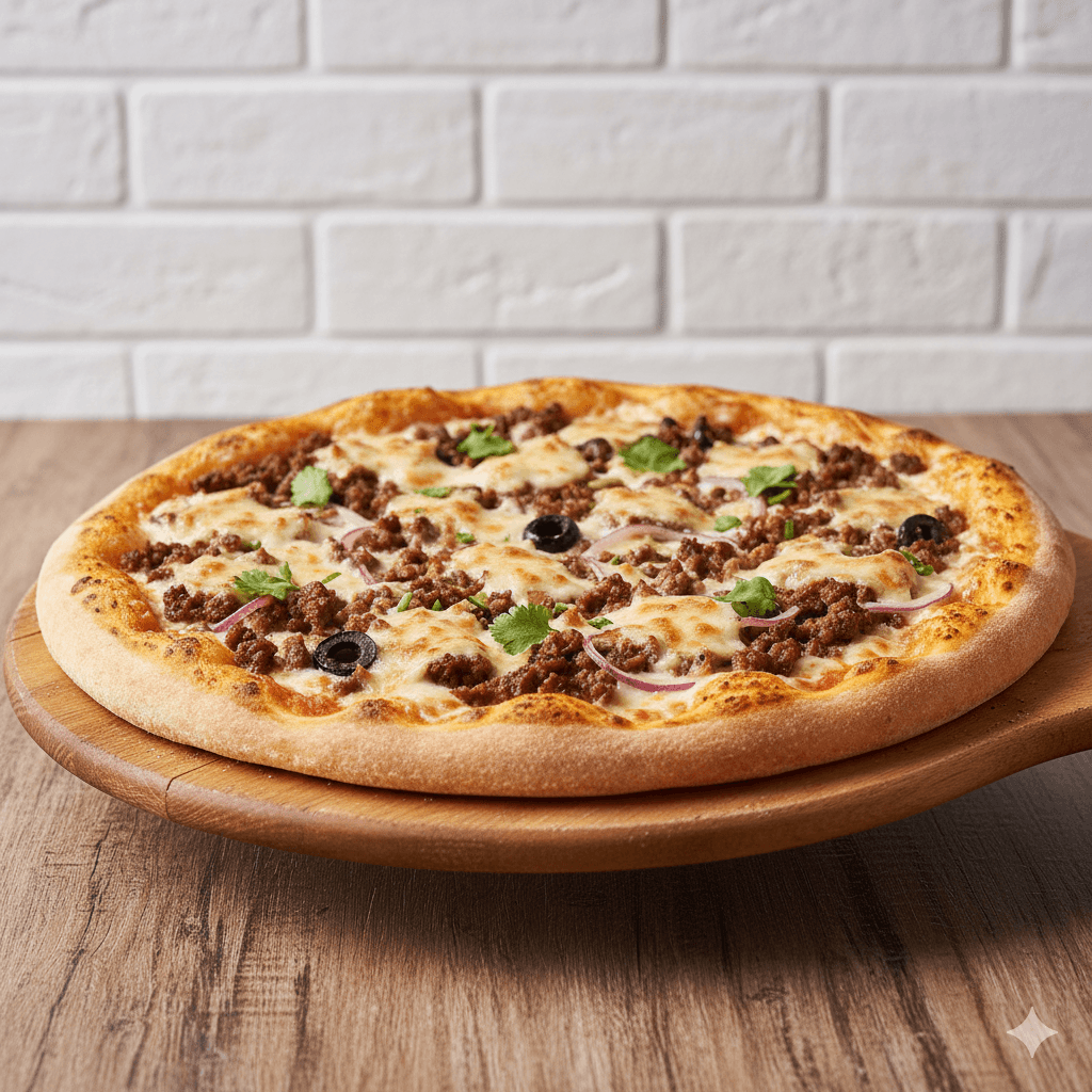 Pizza Farmagino sauce blanche