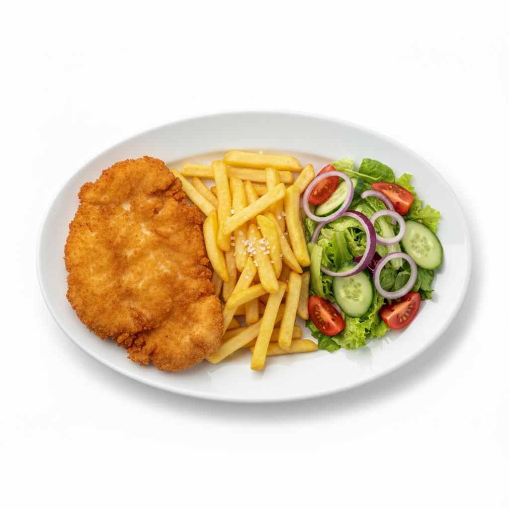 Plat Poulet pané