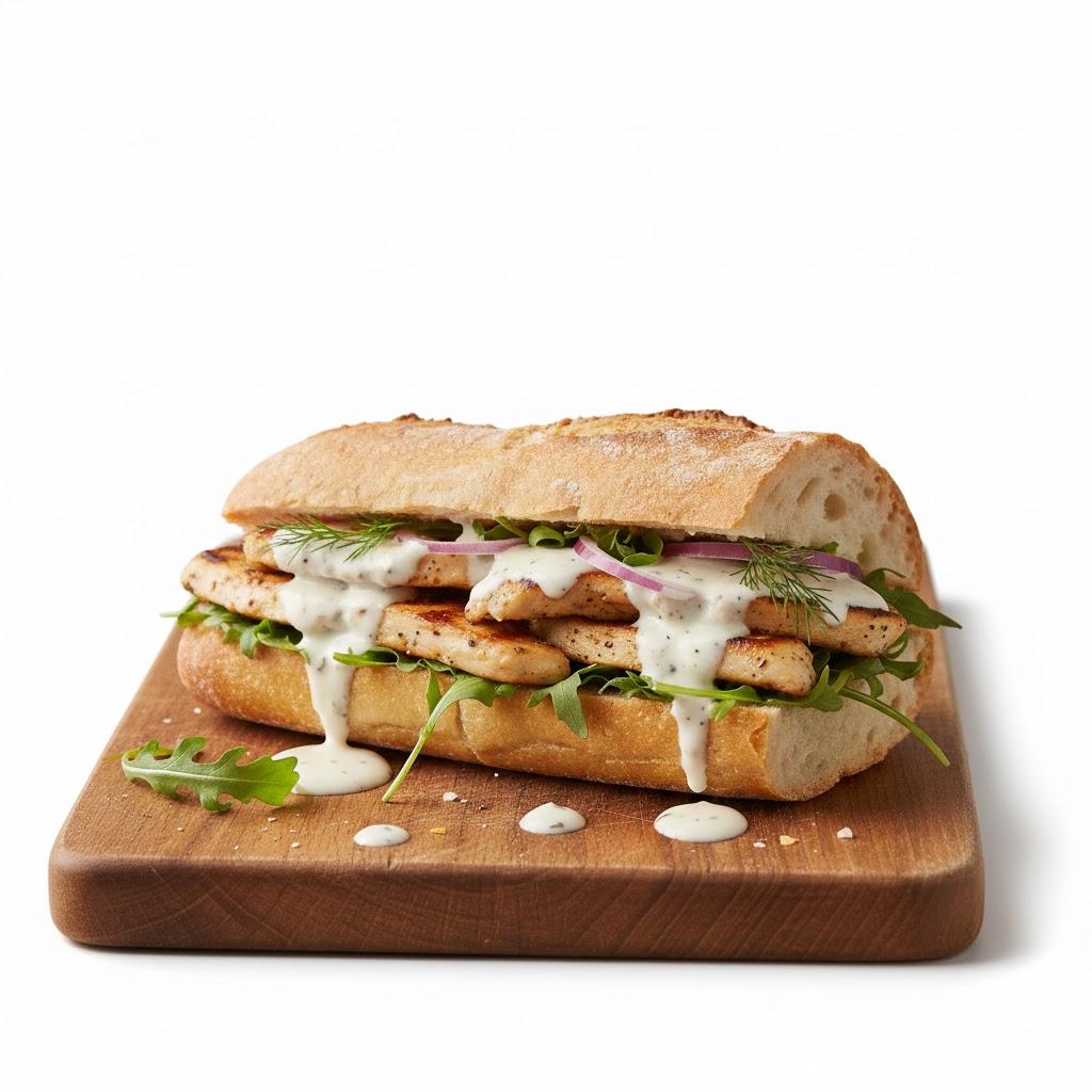 Sandwiche Mariné Crème Fraîche