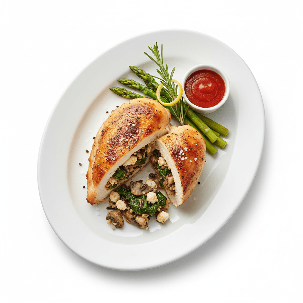 Plat Poulet Farci