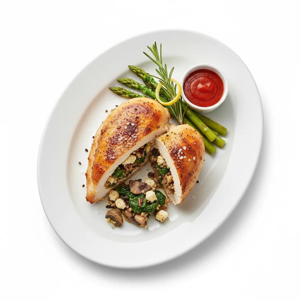 Plat Poulet Farci