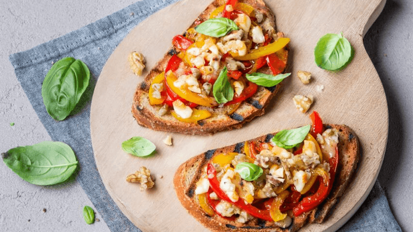 Bruschetta Poulet fumé