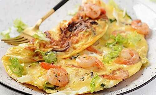 Omelette aux Crevettes