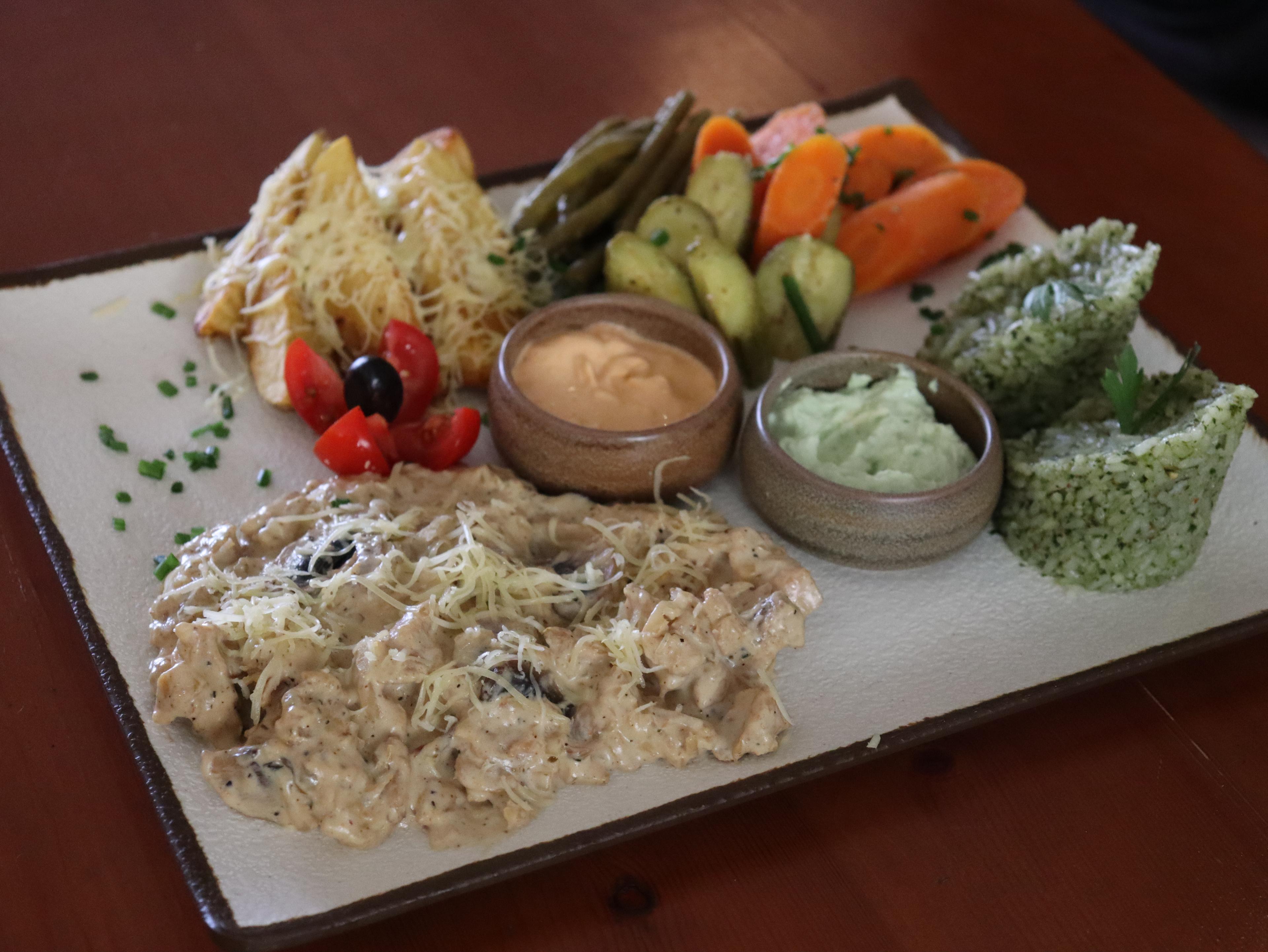 Plat Émincé poulet