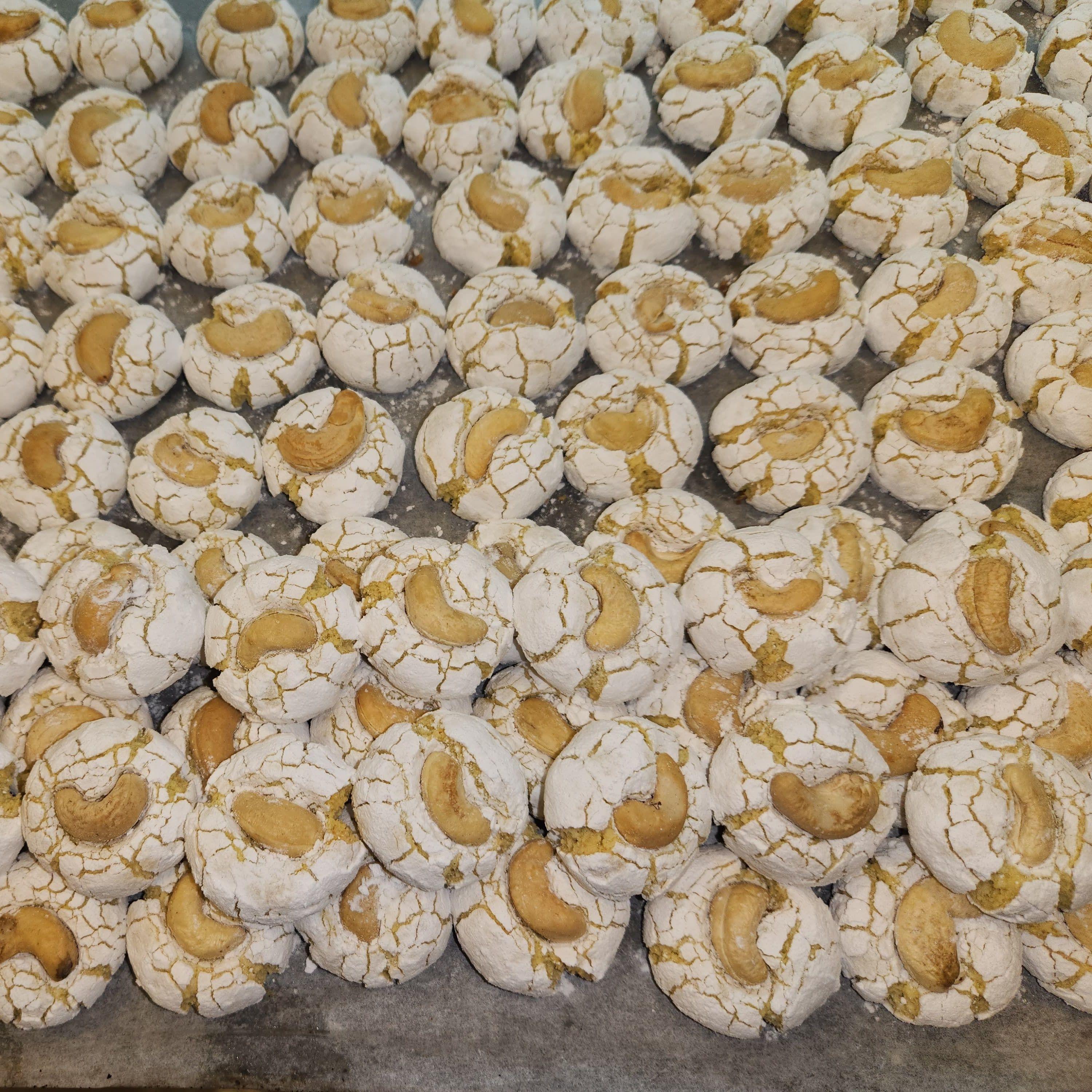 Gâteau aux amandes douces et aux noix de cajou