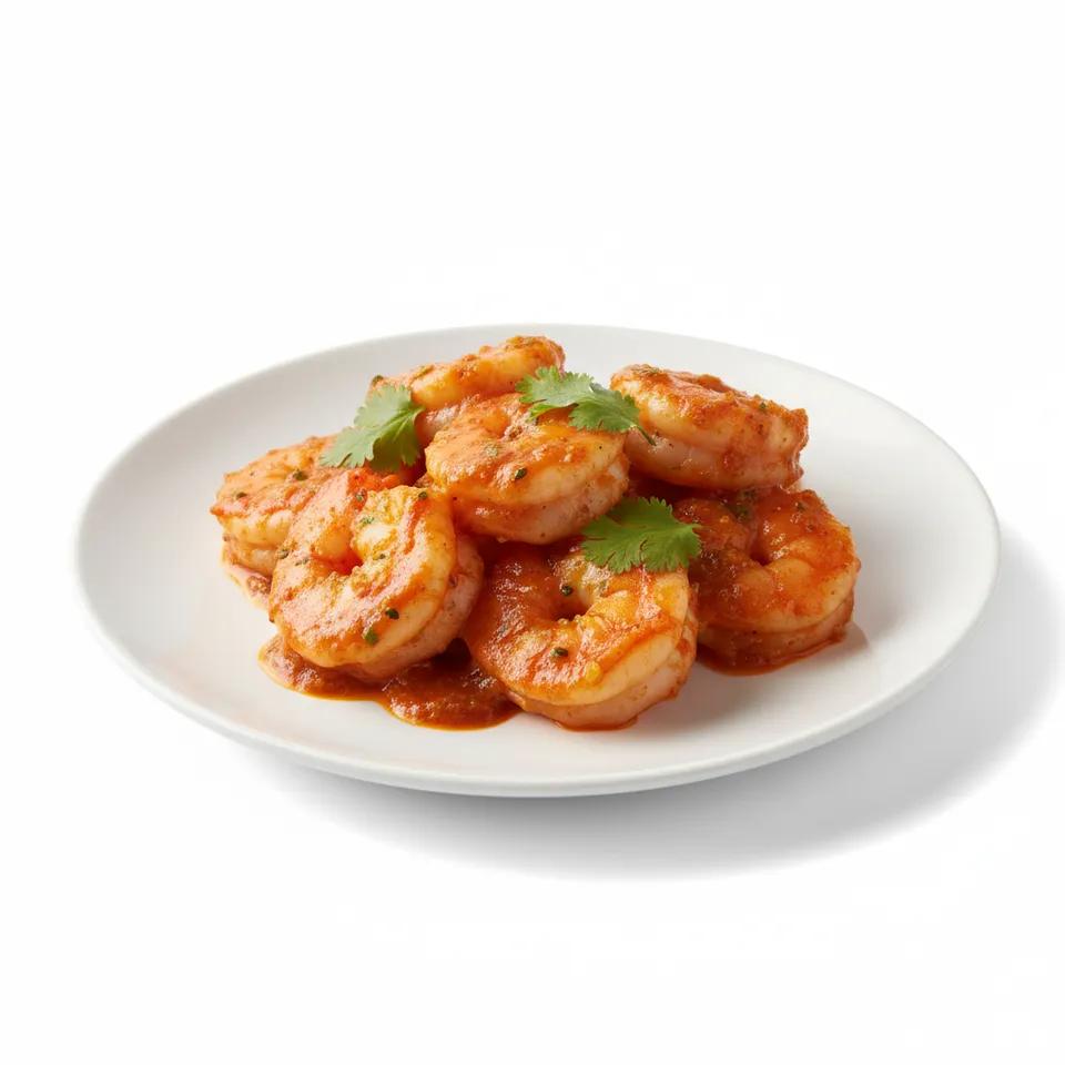 Plat Crevettes en sauce
