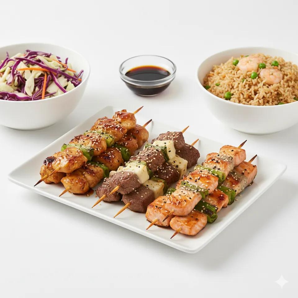 Mix de brochettes (1 personne)