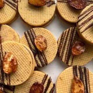 Sablé Chocolat praliné Amandes caramélisée