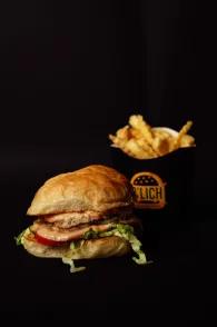 Chicken smash burger