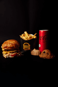 Menu Double Smash Cheeseburger