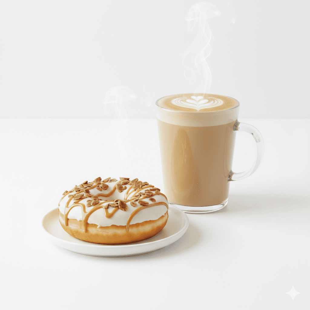Latte + 1 donut