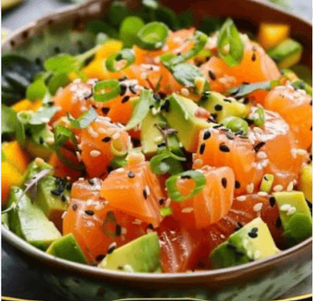 Salade Crousty Spacy Saumon Légumes