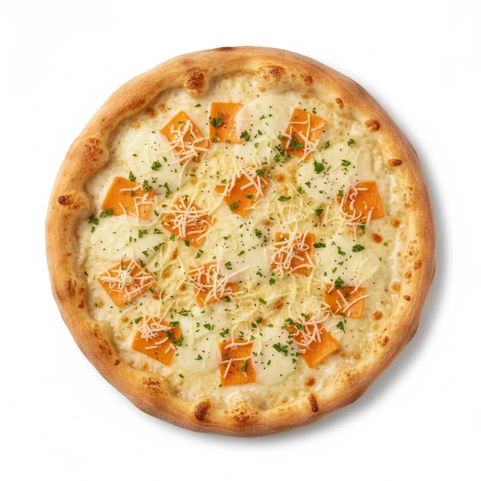 Pizza White Cheese
