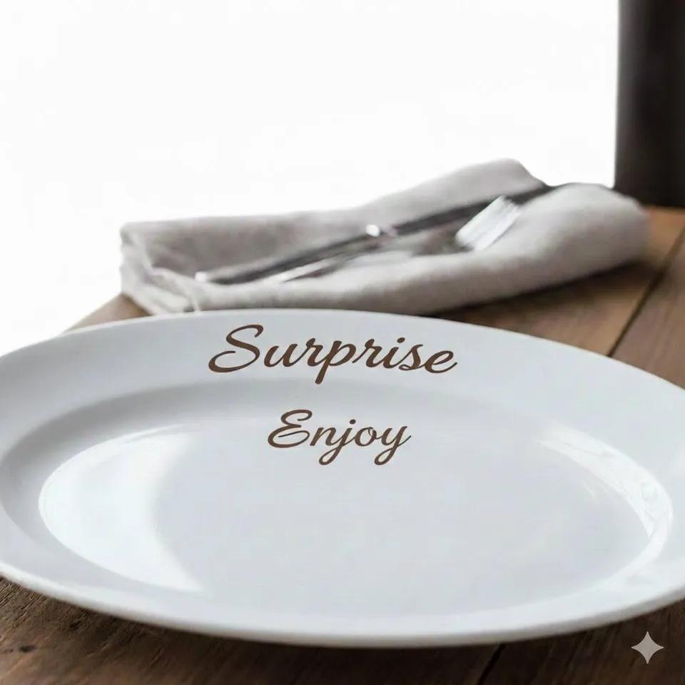 Plat Enjoy Surprise
