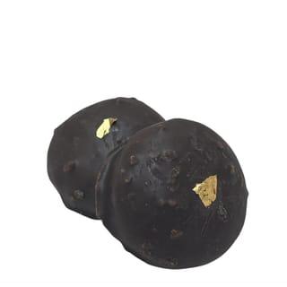 Sablé Enrobbé Chocolat Noir Avec Amande Cassé