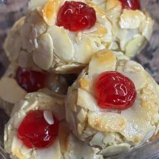 Gateau amande cerise