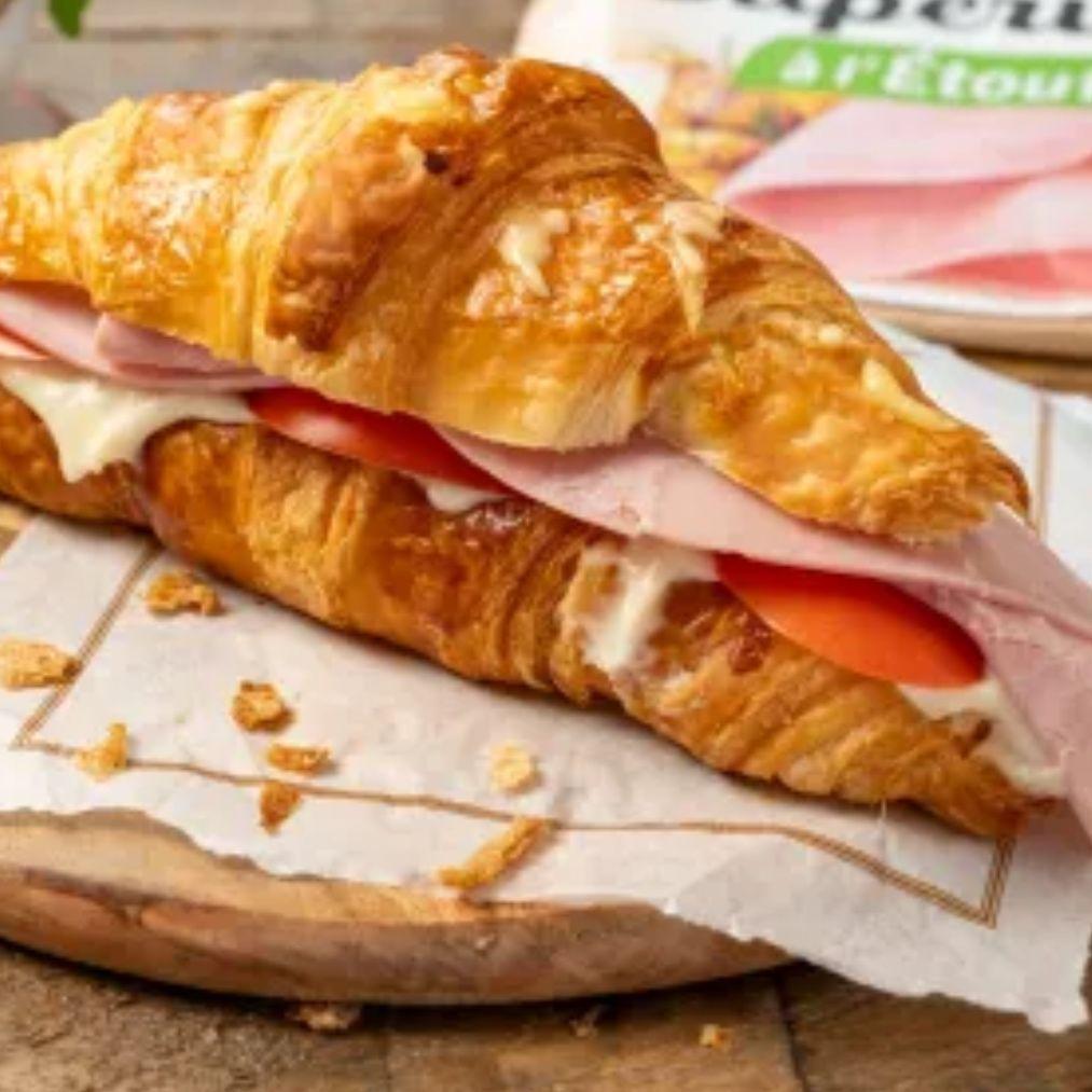 Croissant jambon fromage