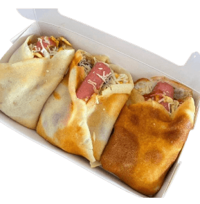 Box de Crêpe Saucisse œuf Fromage