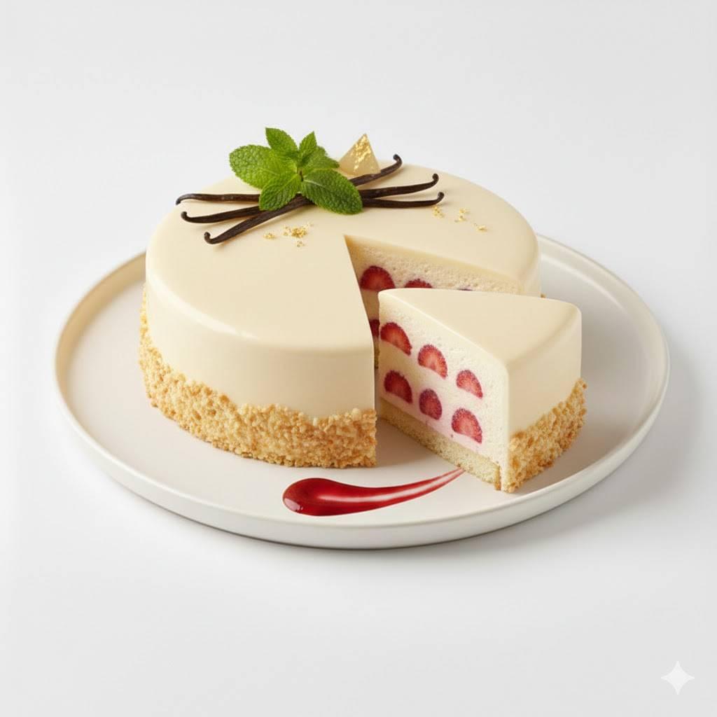 Fraisier Avec Pate D'Amandes