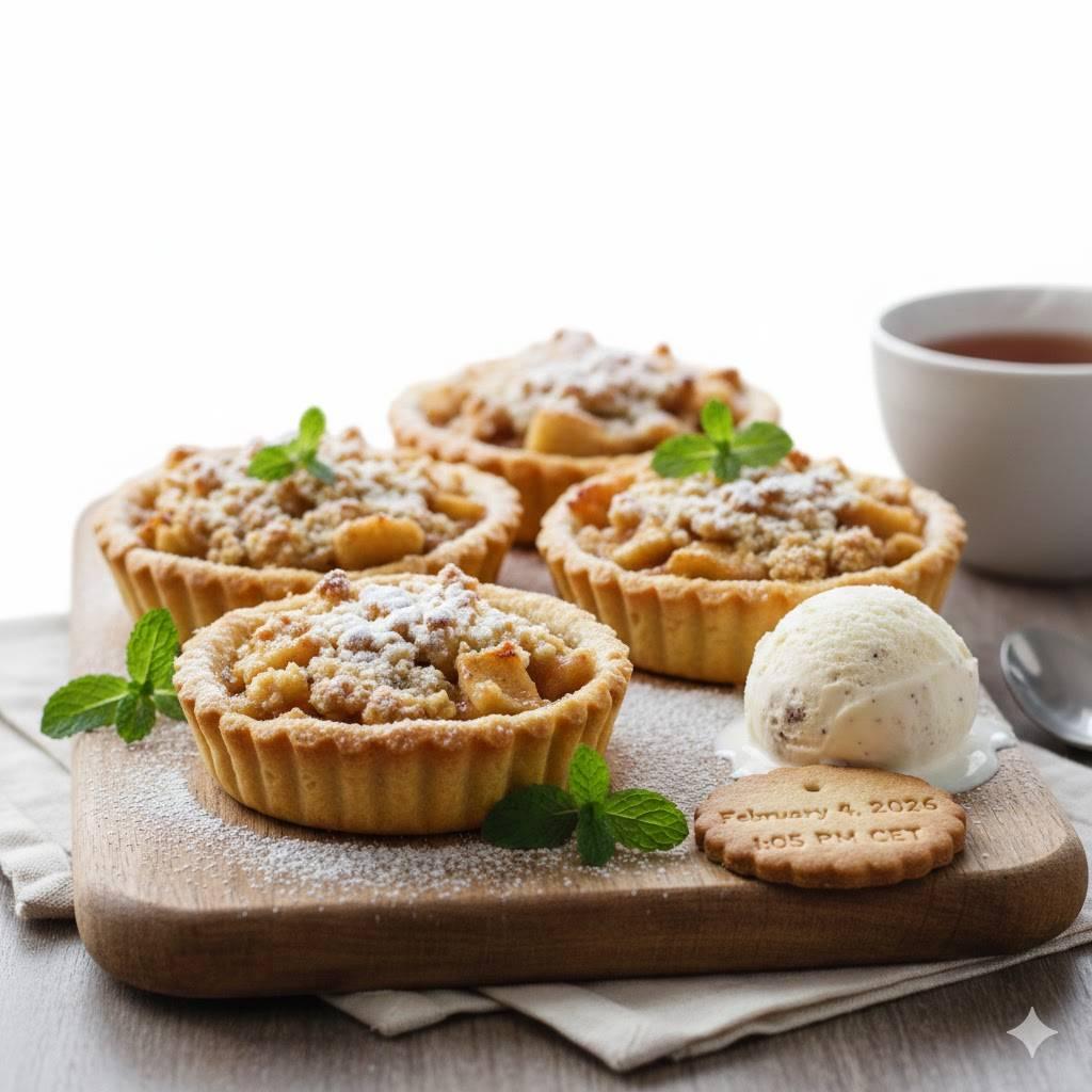 Mini Tarte Crumble Pomme