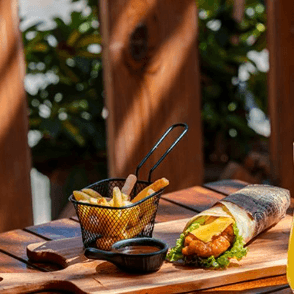 Crispy Chicken Wrap Miel Moutarde