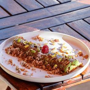 Crêpe Kunafa Pistache