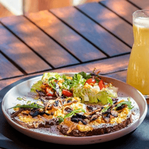 Tartine Œufs-Champignons