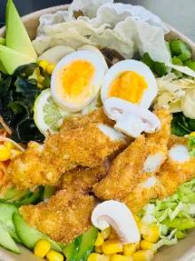 Salade crevettes