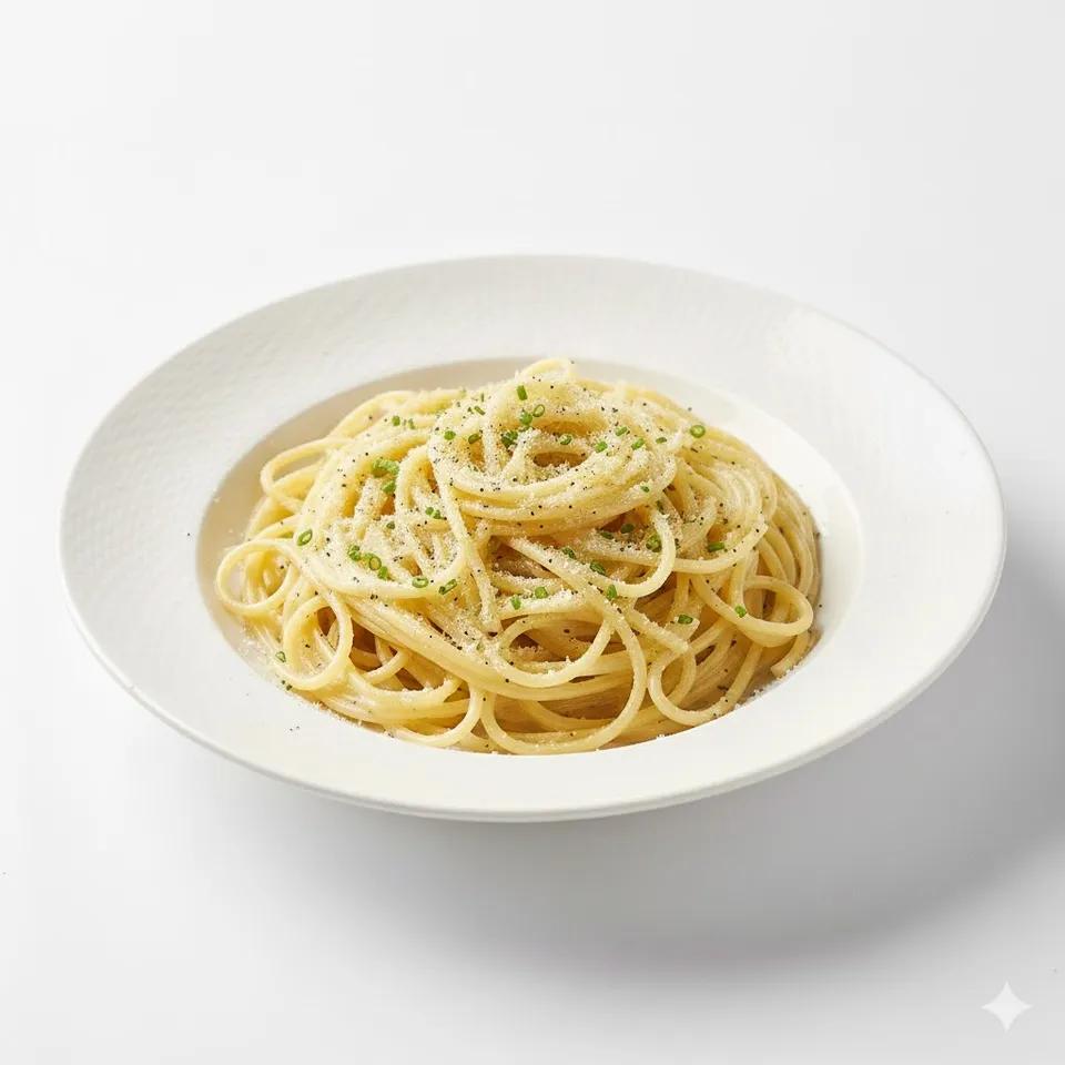 Spaghetti crème fraîche
