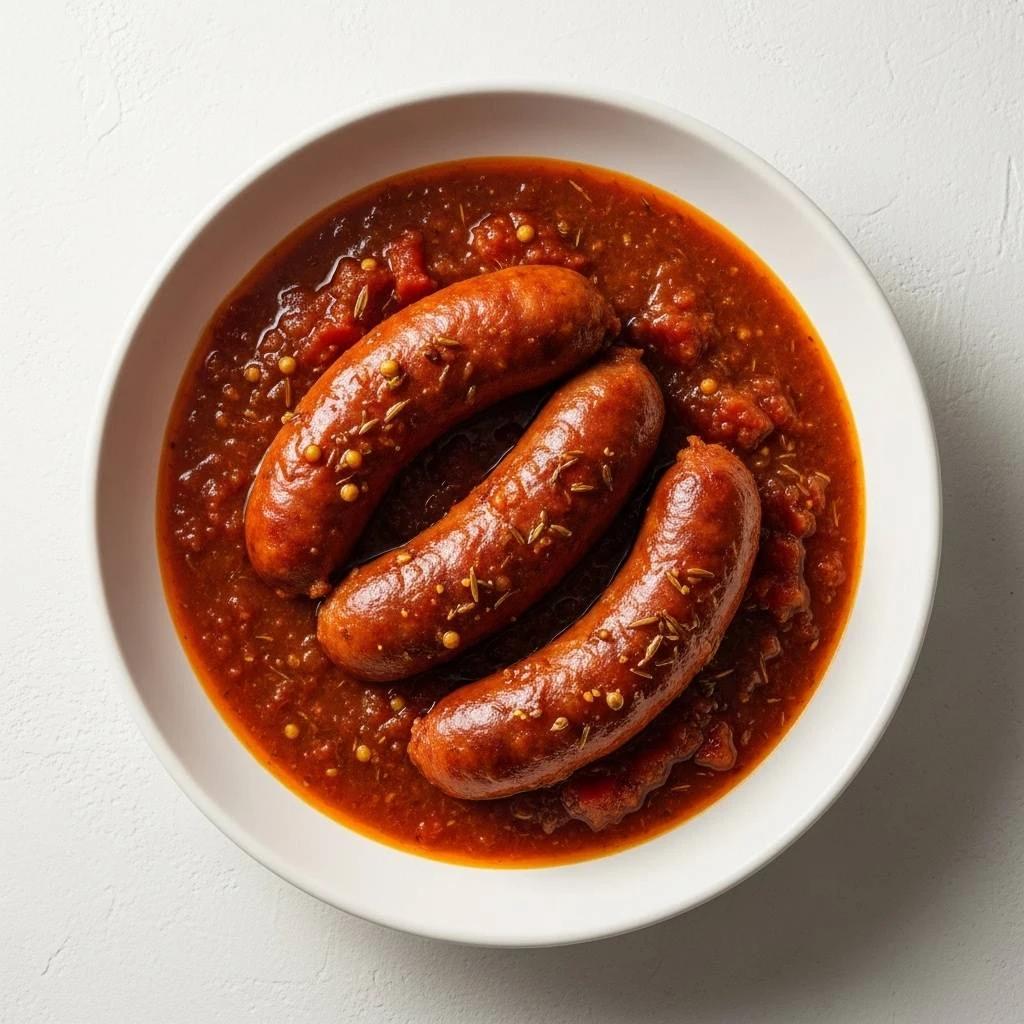 Plat Merguez sauce