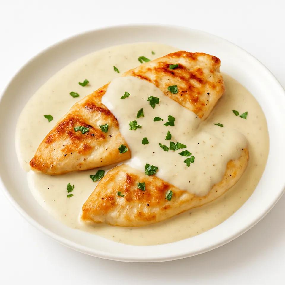 Plat Escalope à la crème