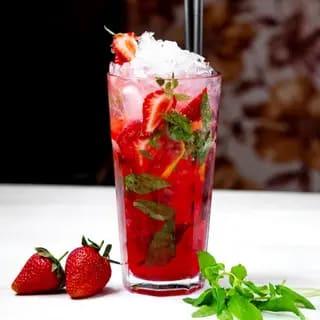 Mojito menthe fruit rouge