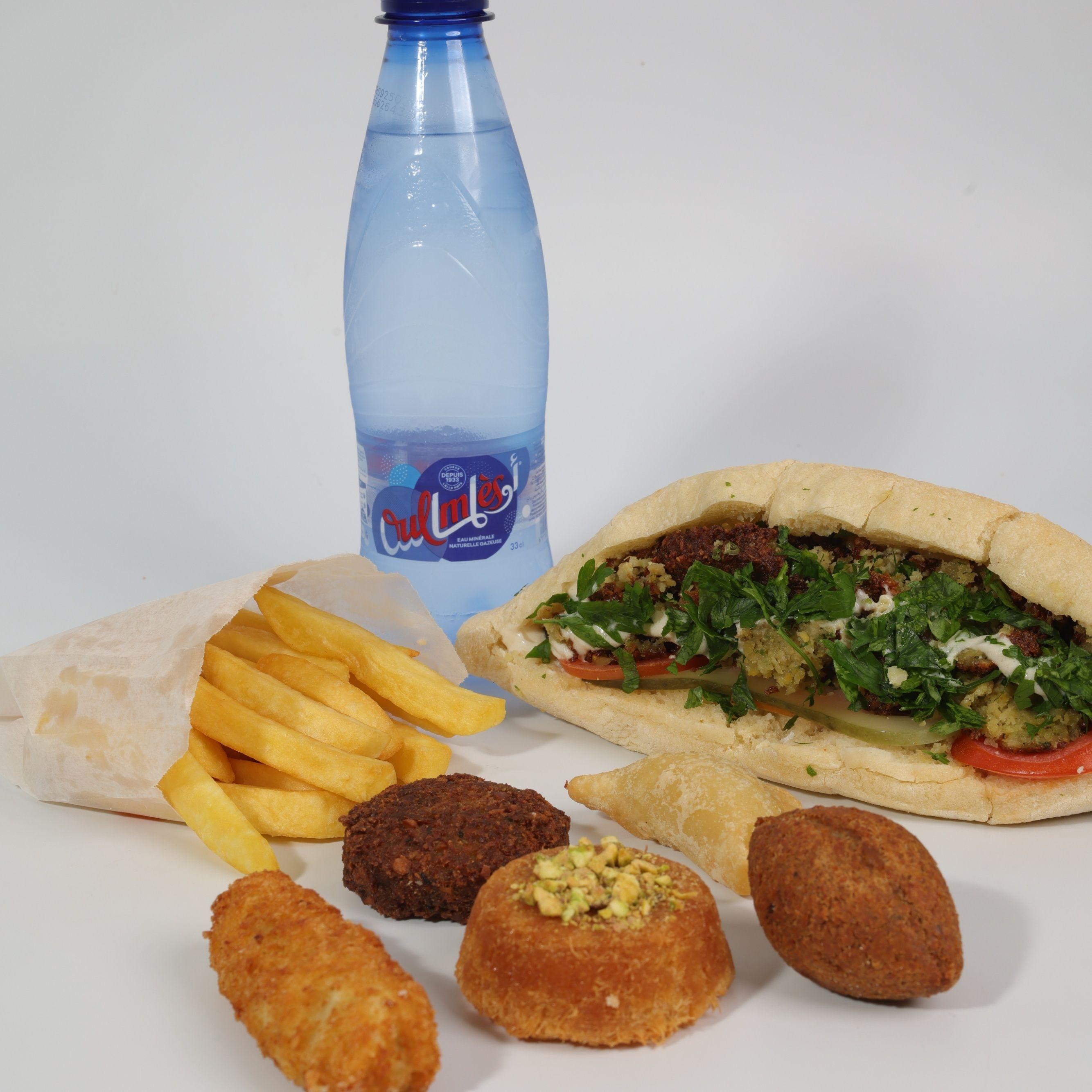 Formule Lunch Box Individuel + boisson + kunafa