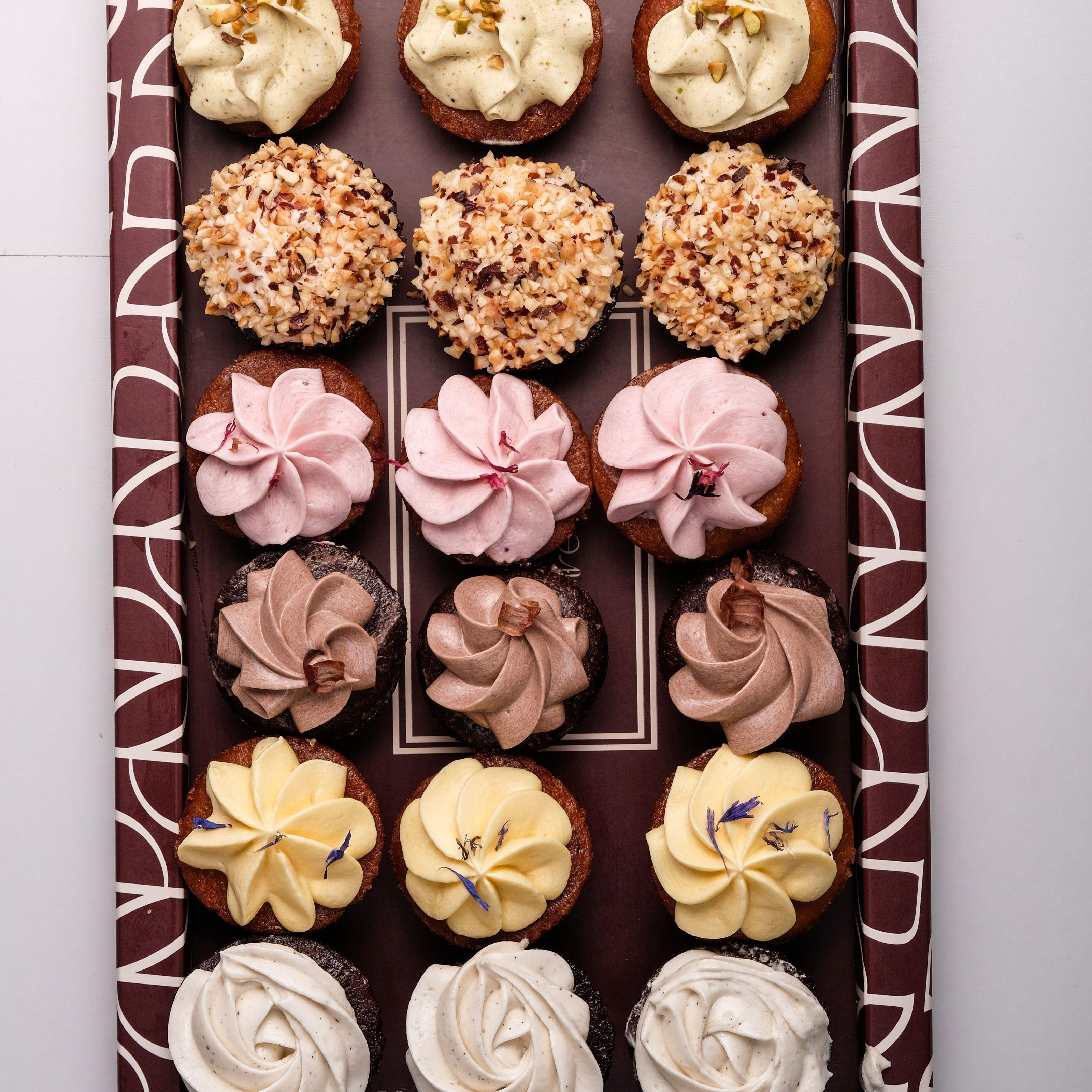 Plateau 18 Minis Cupcakes